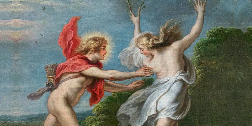 Apolo persiguiendo a Dafne de Theodoor van Thulden