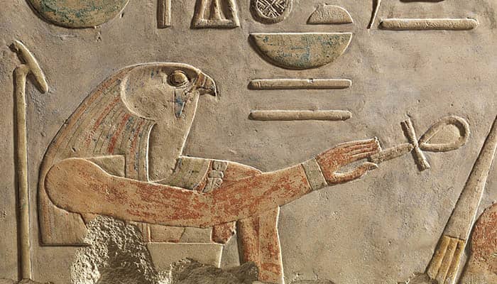 Representacion iconografica de Horus