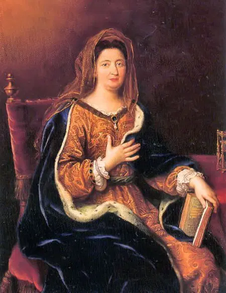 Marquesa de Maintenon segunda esposa del rey